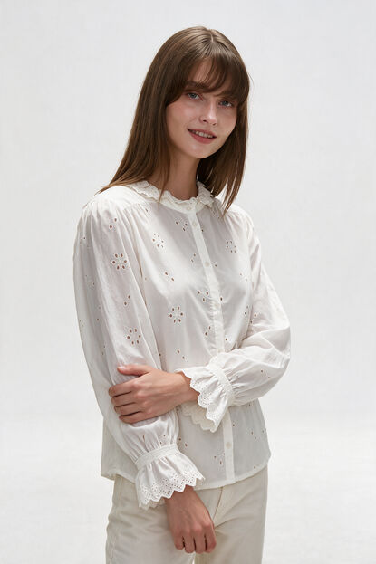 CAMISA RIVANT 70607 MARFIL  / OFF WHITE image number null