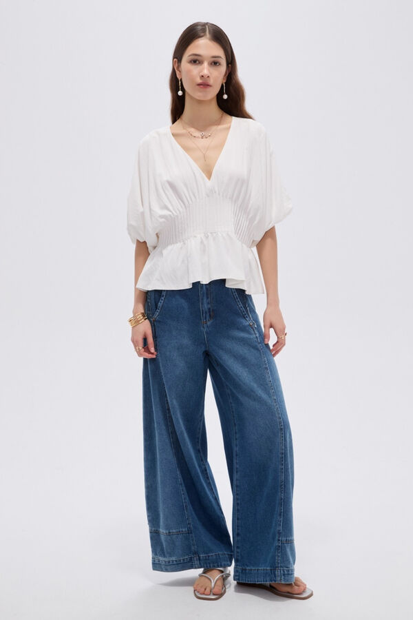 BLUSA LAURIN 70607 MARFIL  / OFF WHITE image number null