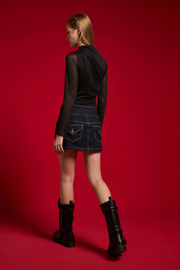 FALDA NIVARA 70607 GRIS OSCURO image number null