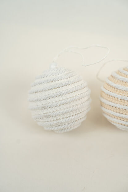 Colgante Esferas Crochet, 3un. COLOR UNICO image number null