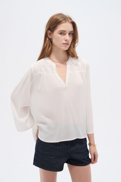 BLUSA BURSAS 70607 MARFIL  / OFF WHITE image number null