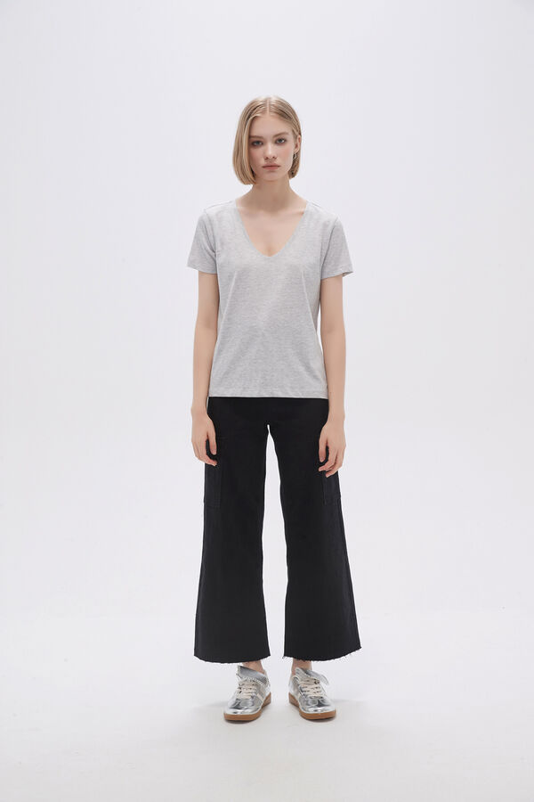 REMERA URSA GRIS MELANGE image number null