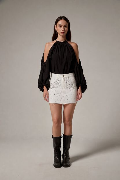FALDA RAMA 70809 MARFIL  / OFF WHITE image number null
