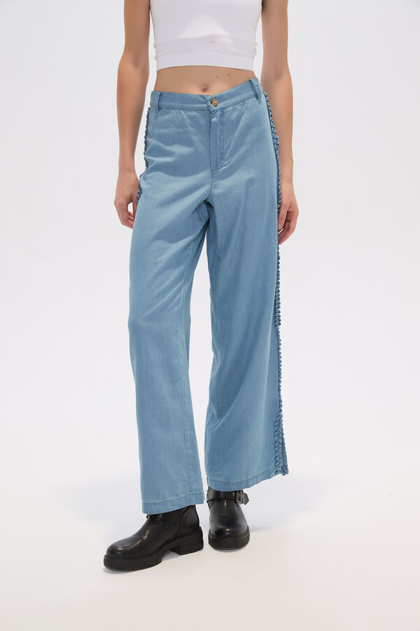 PANTALON BOLINER AZUL CLARO image number null