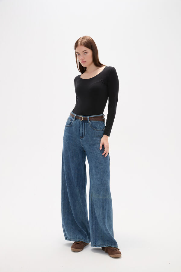 PANTALON NUTESA AZUL GRISACEO image number null