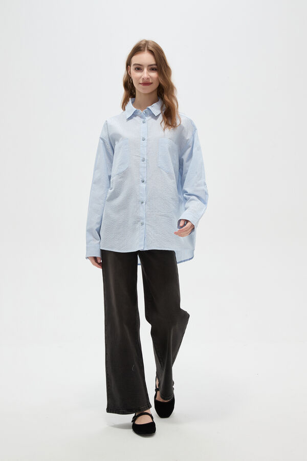 CAMISA ENIREA CELESTE CLARO image number null