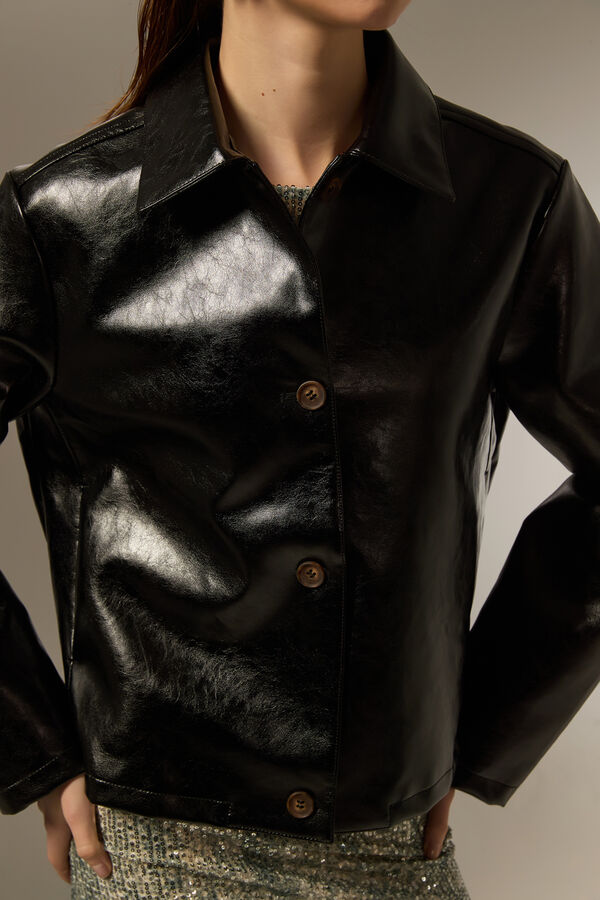 CHAQUETA TASHIRA NEGRO image number null