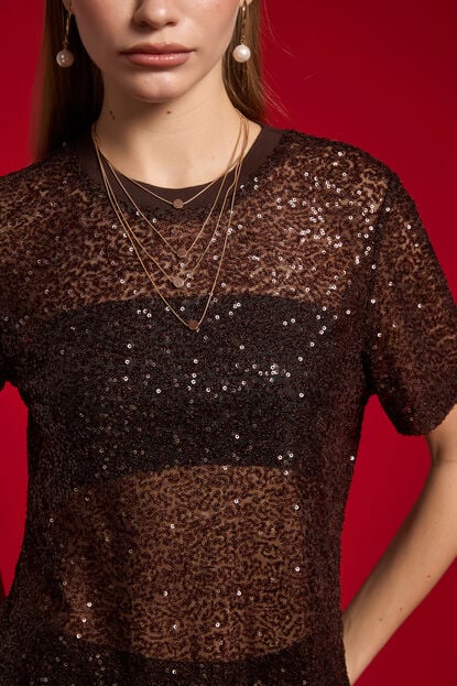 REMERA KAREO 70809 CHOCOLATE image number null