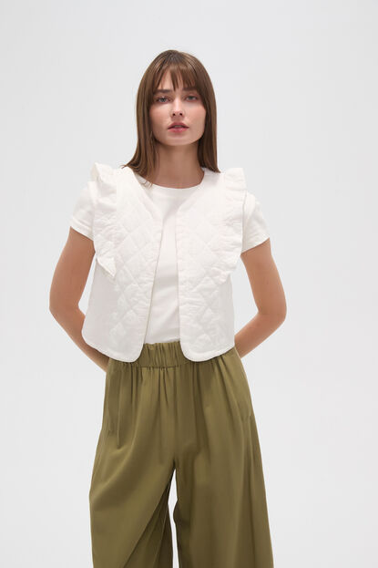 CHALECO BUFIMA BLANCO image number null