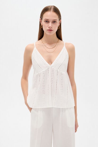 MUSCULOSA CUSIA 70809 MARFIL  / OFF WHITE image number null