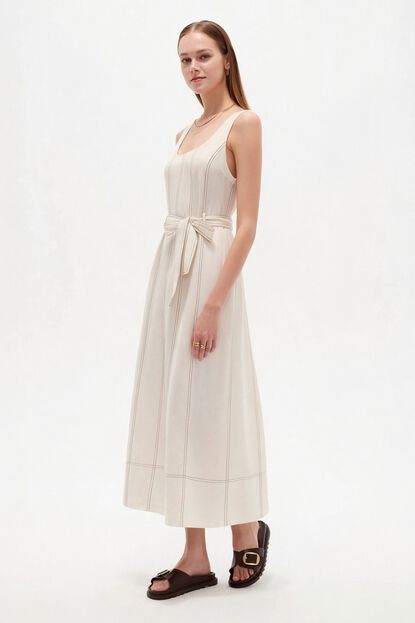 VESTIDO CAROA 70809 MARFIL  / OFF WHITE image number null