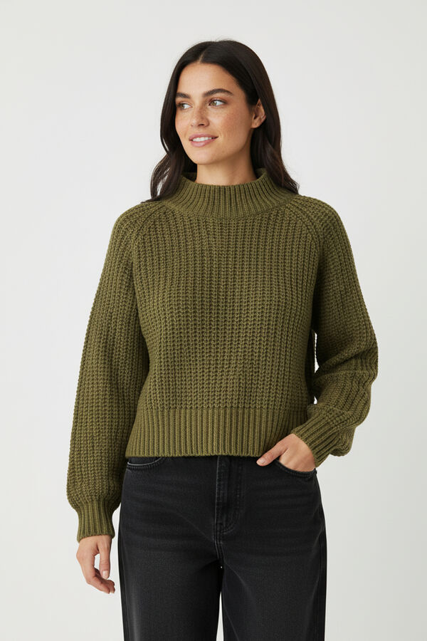SWEATER BULAK VERDE OLIVA OSCURO image number null