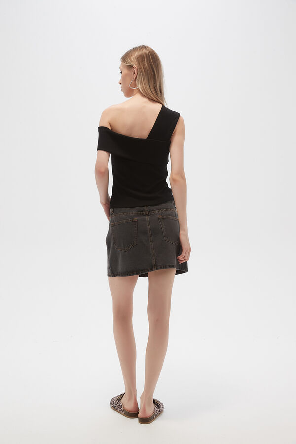 FALDA TAHIRA MARRON image number null