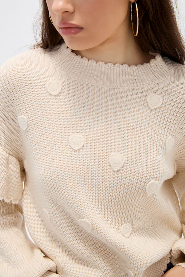 SWEATER NURVIA CRUDO / NATURAL image number null