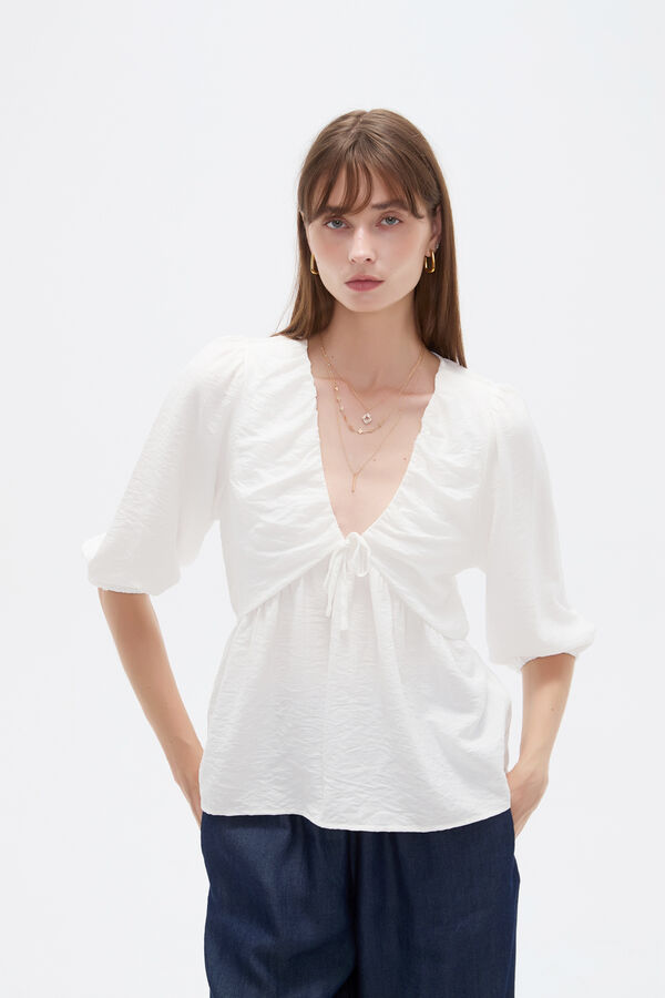 BLUSA MELVAR 70607 MARFIL  / OFF WHITE image number null