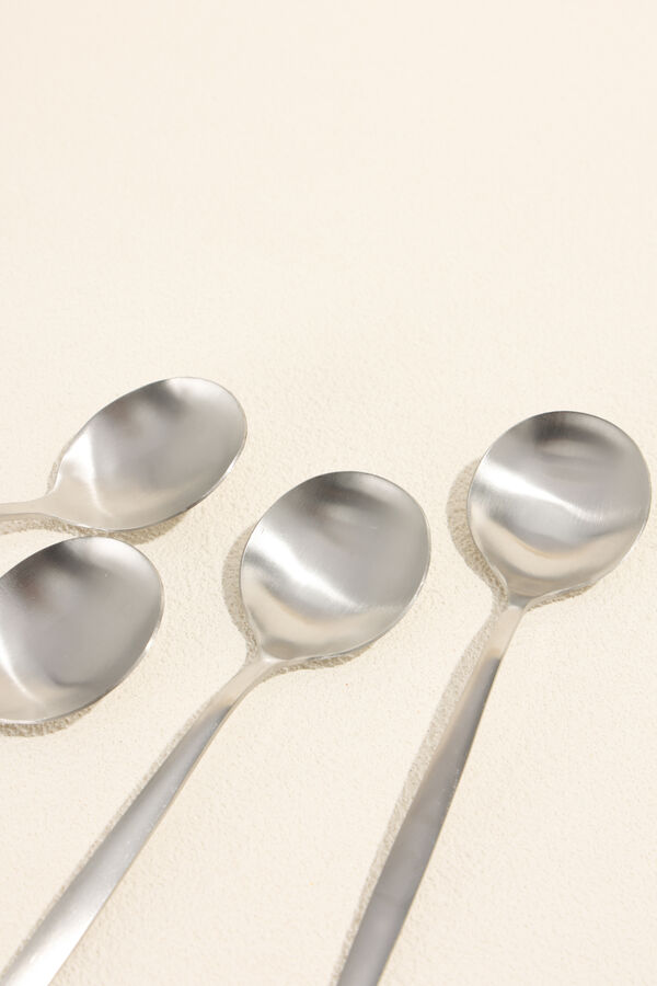 Cuchara Fiordo, Set 4 un. plateado COLOR UNICO