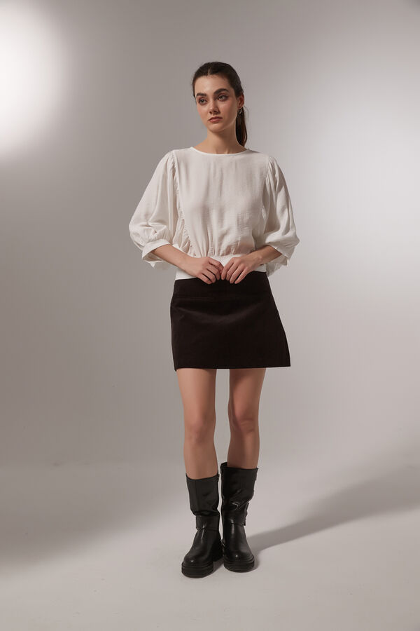 BLUSA ROLAN MARFIL  / OFF WHITE image number null
