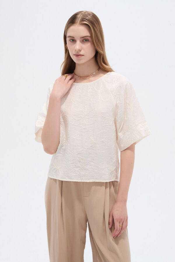 BLUSA KISNOR 70607 MARFIL  / OFF WHITE image number null