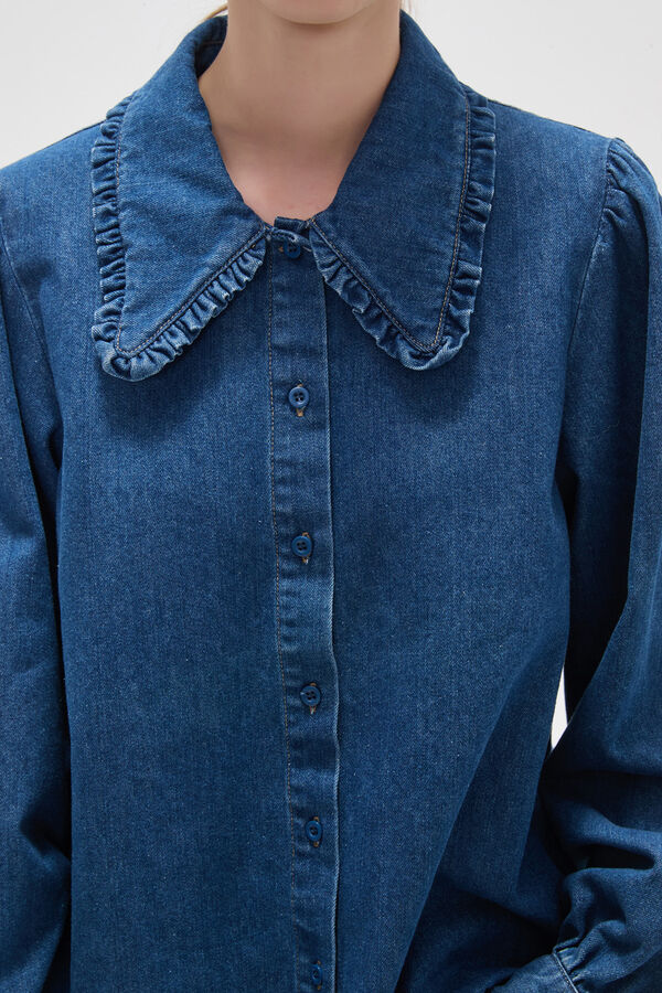 CAMISA RAVILA AZUL MEDIO image number null