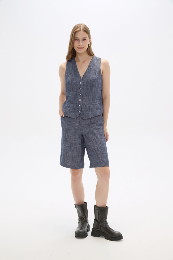 CHALECO LACHE AZUL PIEDRA image number null