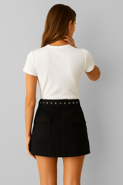 FALDA CAMBURI NEGRO image number null