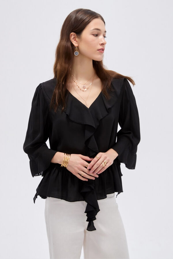 BLUSA KALMER 70607 NEGRO image number null