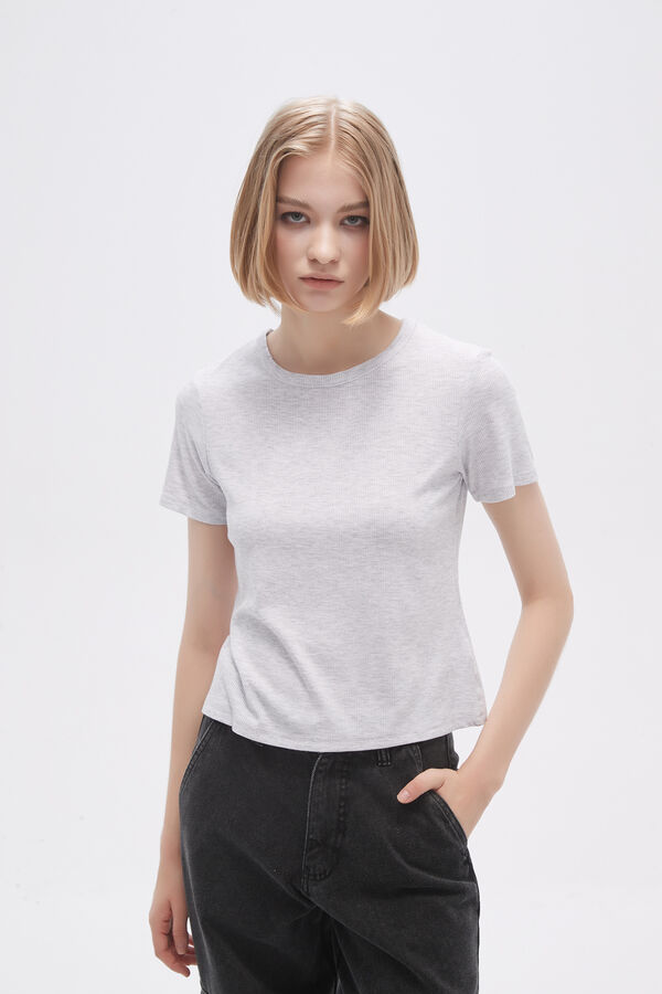 REMERA COCOBONGO GRIS MELANGE image number null