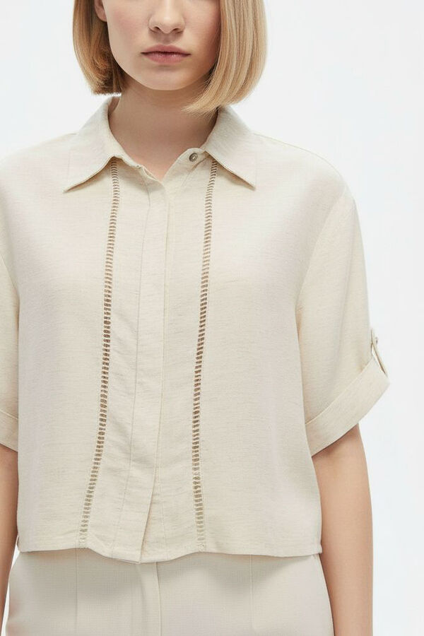 CAMISA ROLA 70607 ARENA MELANGE image number null