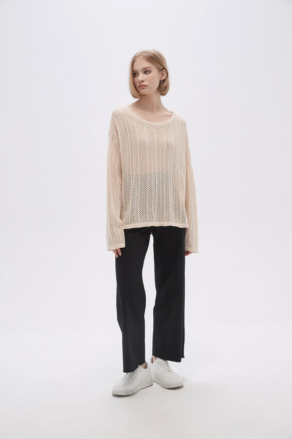 SWEATER FLIP CRUDO / NATURAL image number null