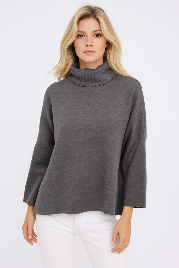 POLERA AVANT GRIS MELANGE OSCURO image number null
