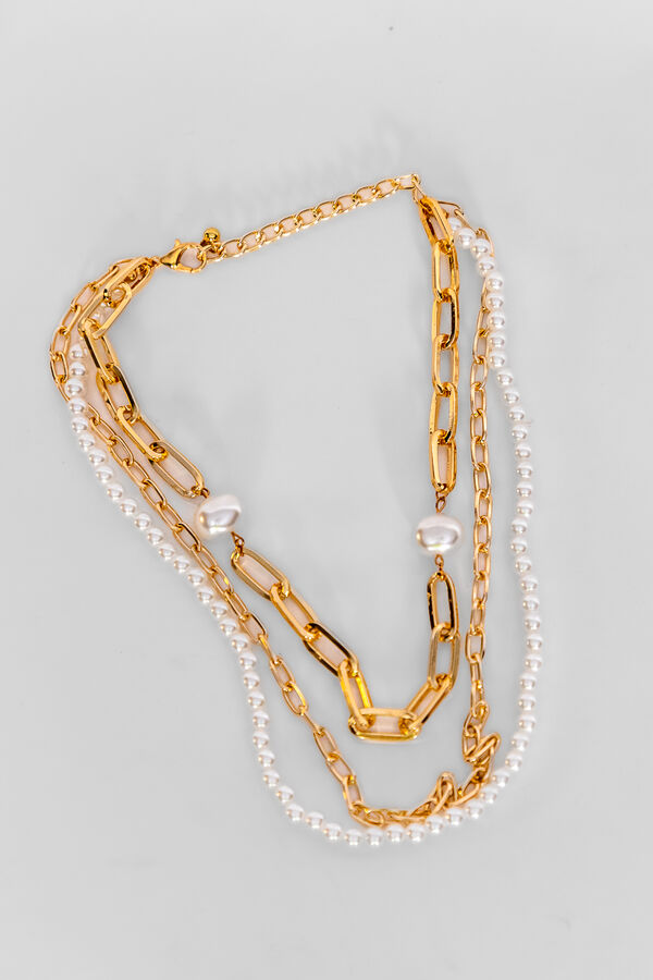 Collar Perlas & Eslabones GUSTO 1 image number null