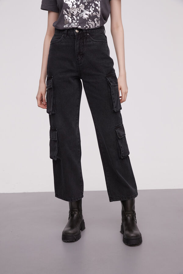 PANTALON MARGA GRIS OSCURO image number null