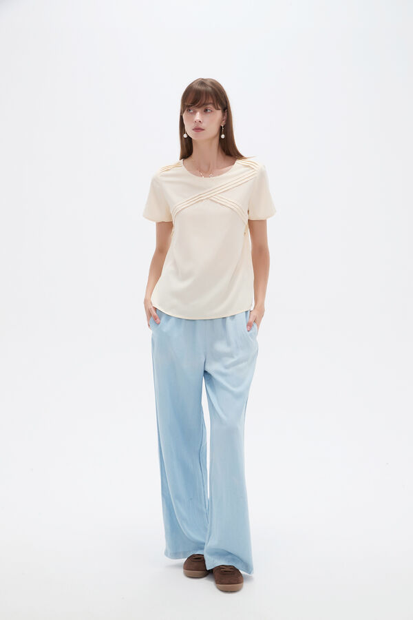 BLUSA TARMEL 70607 CRUDO / NATURAL image number null