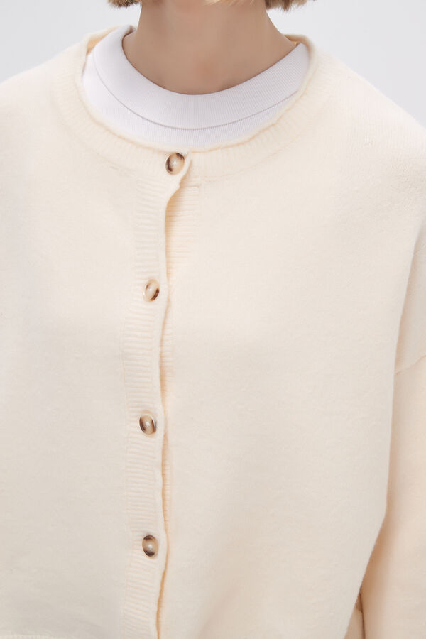 CARDIGAN DIALOY CRUDO / NATURAL image number null