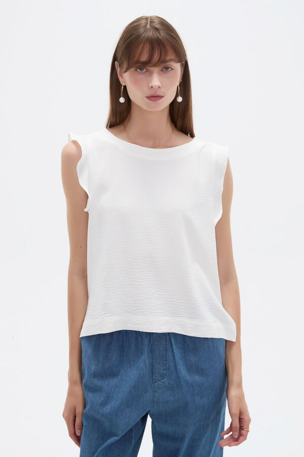 BLUSA JASTEL 70607 MARFIL  / OFF WHITE image number null