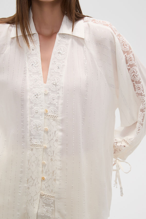 CAMISA FIRENA BLANCO image number null