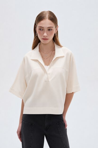 BLUSA KOLVIR 70607 CRUDO / NATURAL image number null