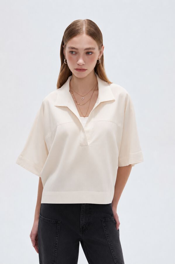 BLUSA KOLVIR 70607 CRUDO / NATURAL image number null