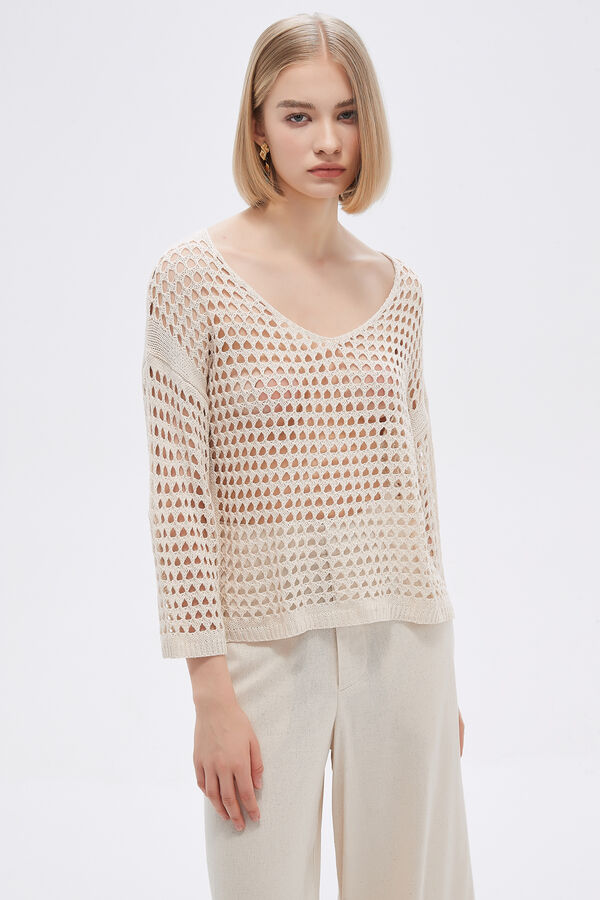 SWEATER ESDREN CRUDO / NATURAL image number null