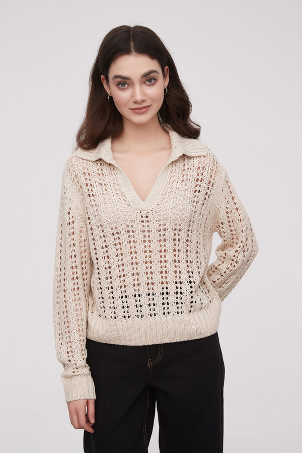 SWEATER FERNEY CRUDO / NATURAL image number null