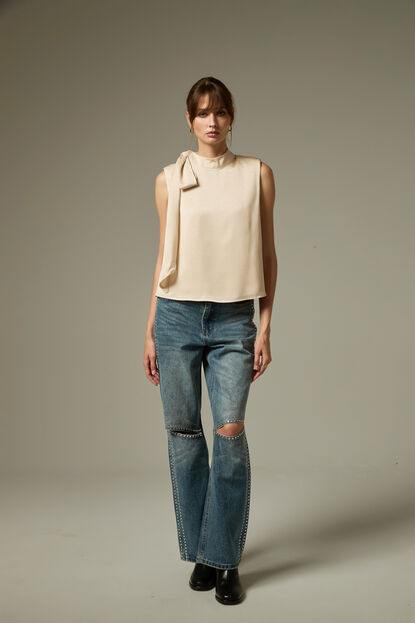 BLUSA PANYEL 70607 BEIGE CLARO image number null