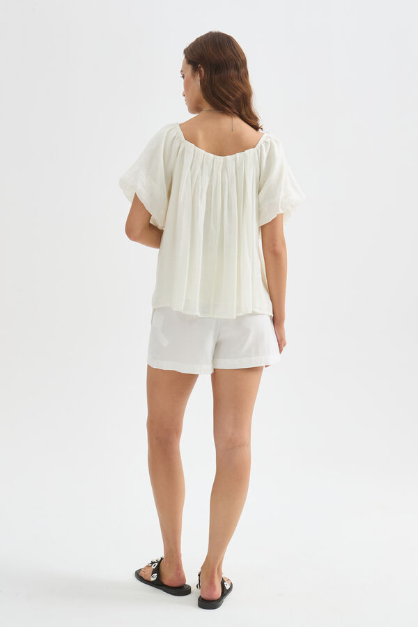 SHORT SUMANA 70809 MARFIL  / OFF WHITE image number null