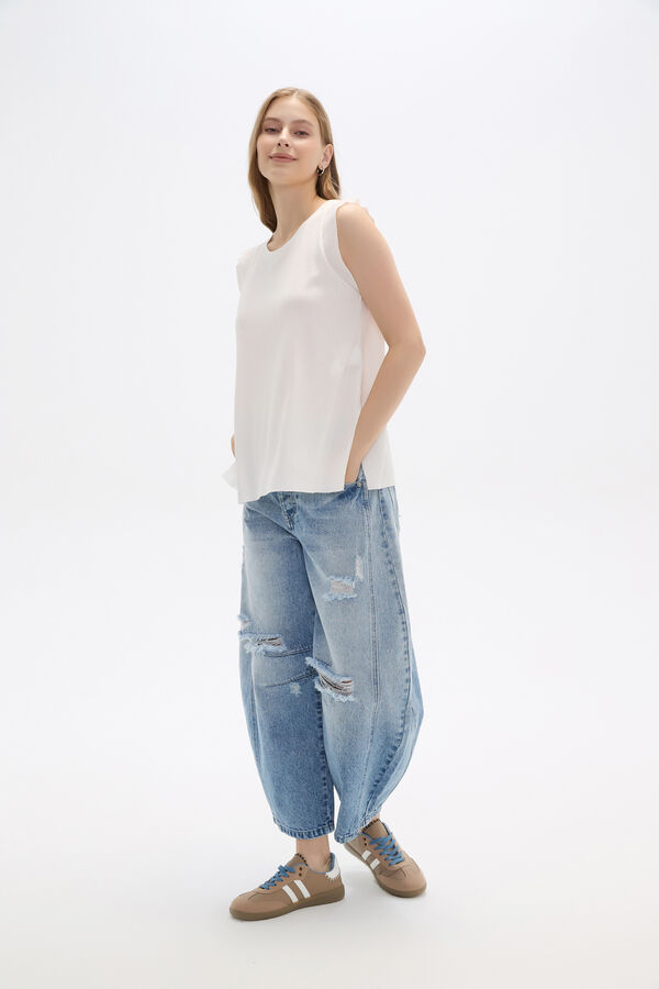 REMERA MAZATLAN MARFIL  / OFF WHITE image number null