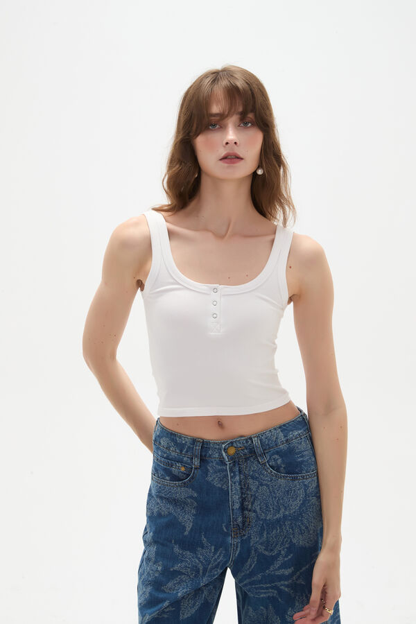 MUSCULOSA RIESME 70809 MARFIL  / OFF WHITE image number null