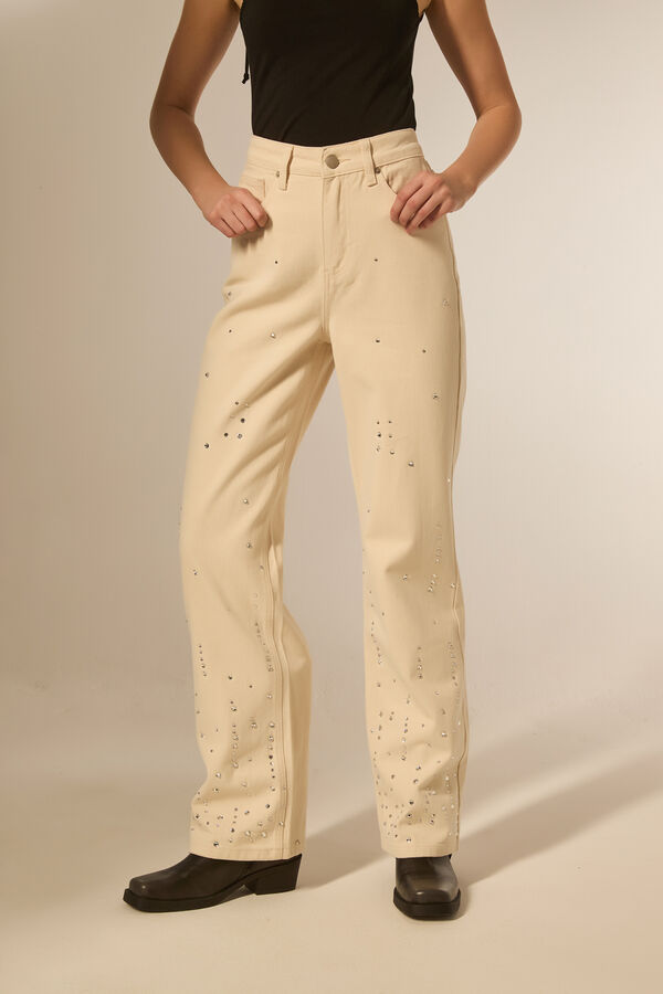 PANTALON AVELA CRUDO / NATURAL image number null