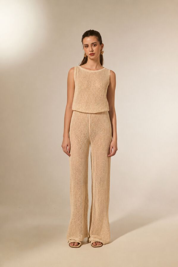 PANTALON TEJUNE DORADO image number null