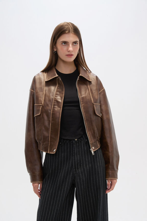 CAMPERA REVENZ MARRON image number null