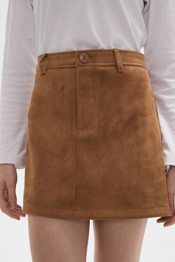 FALDA ARVESS BEIGE OSCURO image number null