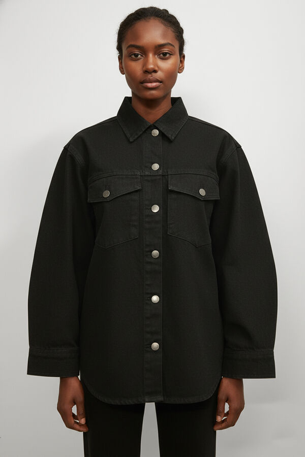 SOBRECAMISA PRASLIN NEGRO image number null
