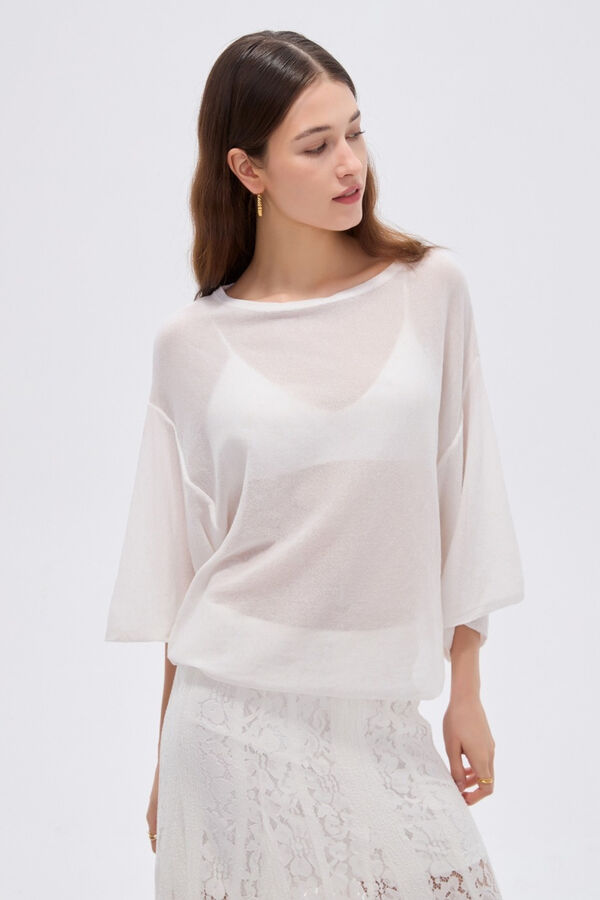 REMERA PARATY 70809 MARFIL  / OFF WHITE image number null